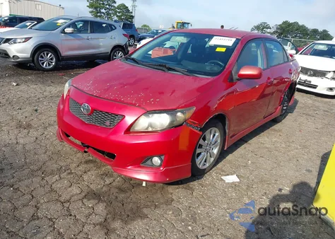 2009 Toyota Corolla S z USA, uszkodzony, nr VIN 2T1BU40E99C018239